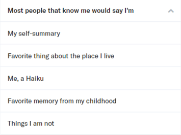 OkCupid Profile Questions
