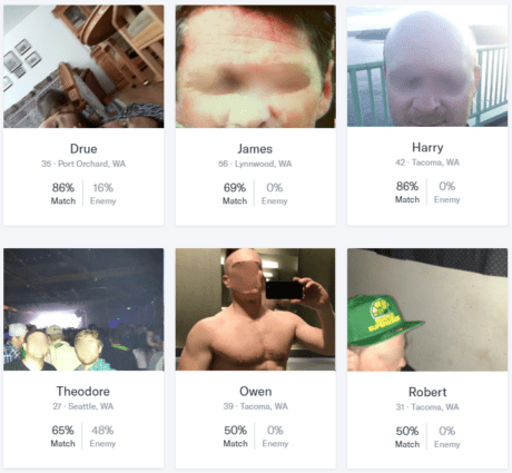 OkCupid matches
