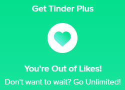Tinder out of likes