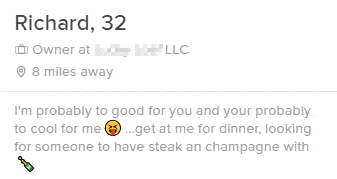 common dating profile mistake
