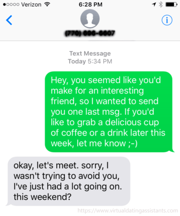 text message to start a conversation