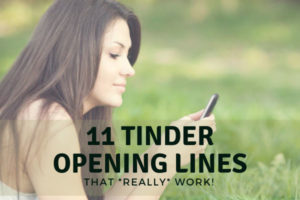 Tinder opening lines for guys