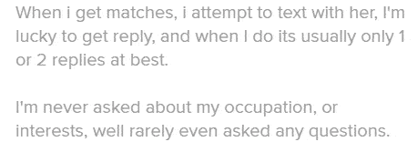 dating profile mistake