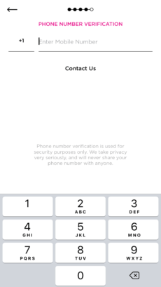 phone number Raya verification