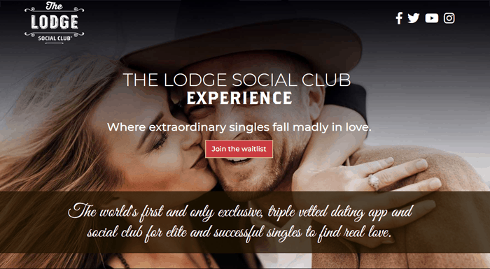 the lodge social club dating app