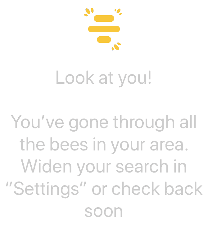 bumble out of people