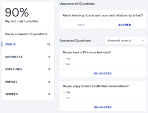 OkCupid questions