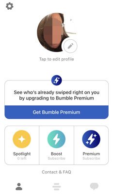 how to activate Spotlight feature on Bumble