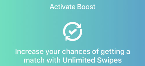 Bumble Boost Unlimited Swiping