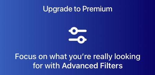 Bumble Premium advanced filters