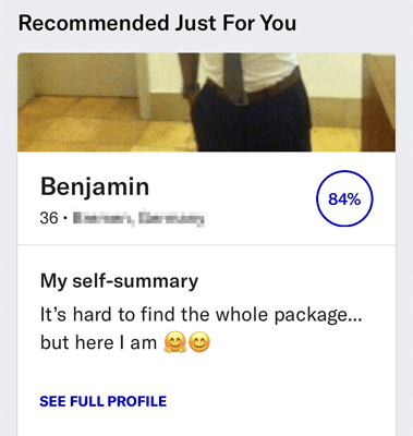 bad OkCupid example