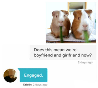 cute tinder opening line with gif