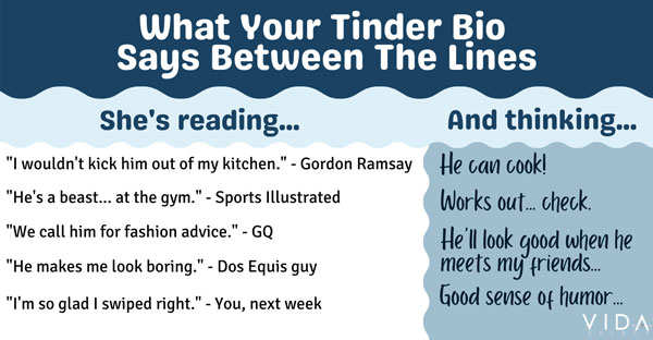 Tinder profile tip: reading between the lines