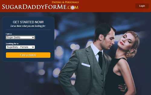 SugarDaddieForMe.com dating site for sugar relationships